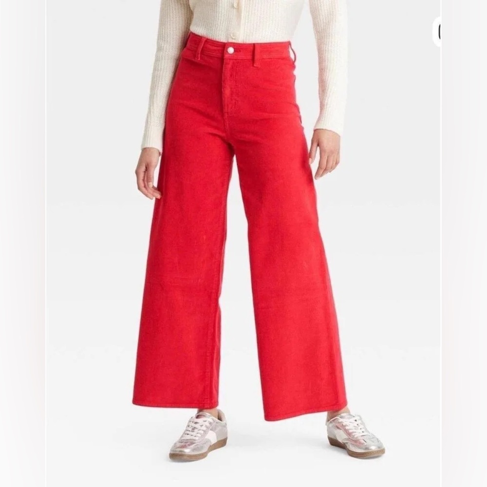 Universal Thread High Rise Red Jeans - Picture 2 of 6